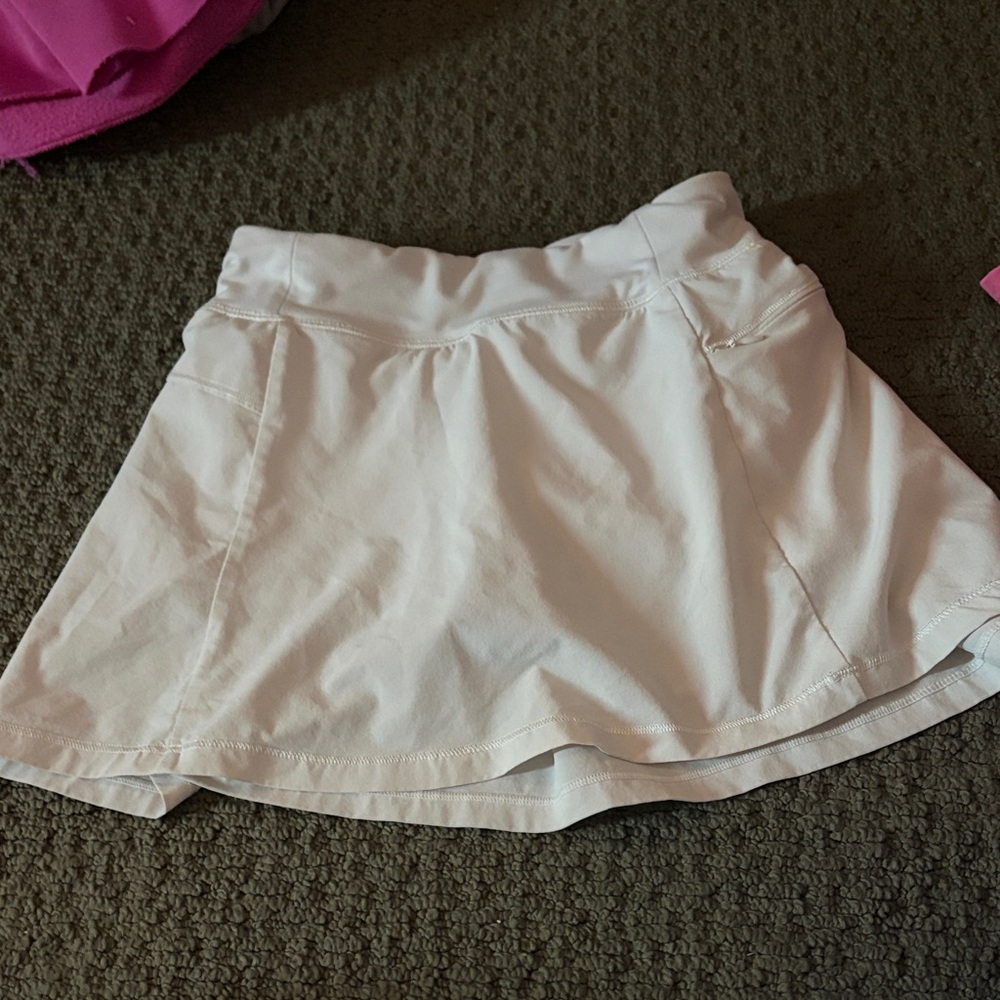 White Athletic Skirt